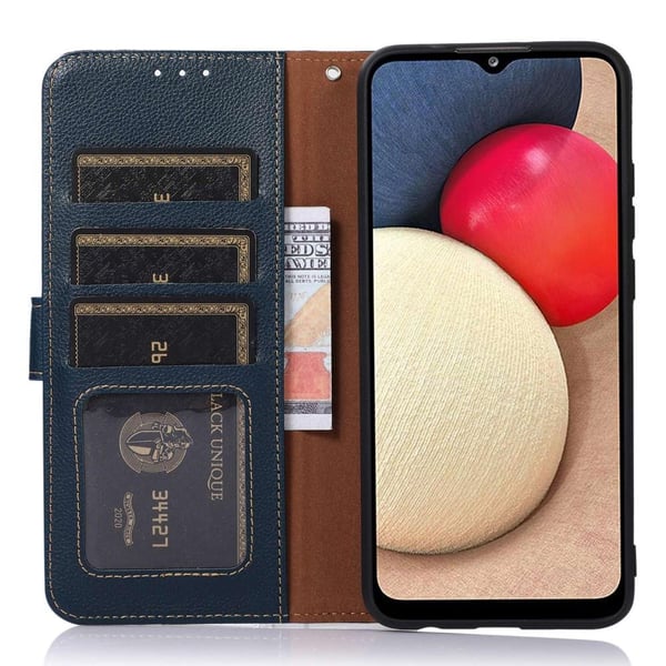 KHAZNEH Sony Xperia 1 V Lommebok - deksel Blå/Brun