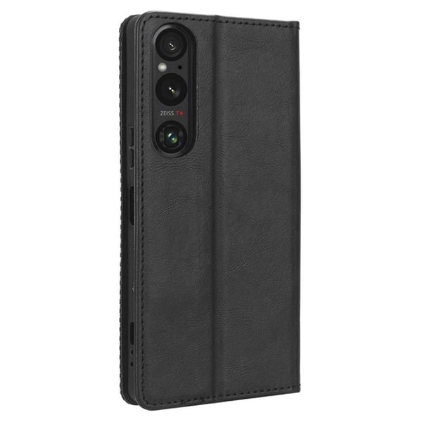 Xperia 1 V Lommebok - deksel - Svart