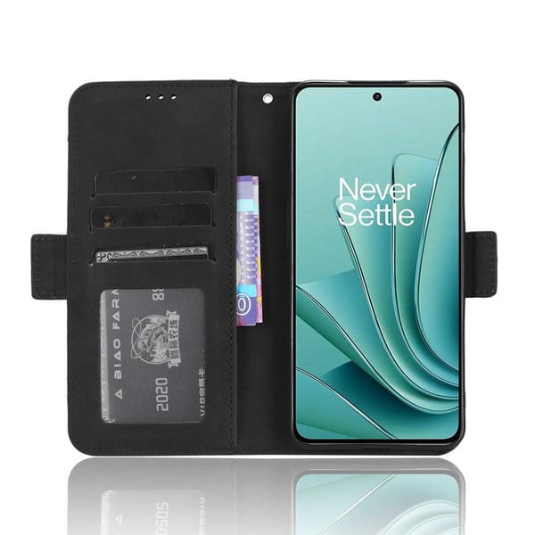 Wallet Stand Flip - telefonetui til OnePlus Nord 3 5G - Sort