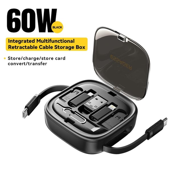 Sett integrert USB - C - adapterkabelsett Ladekabelomformer