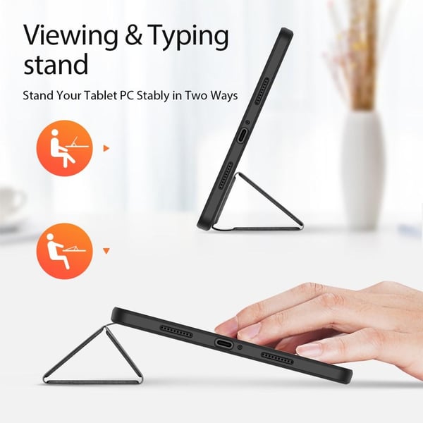DUX DUCIS Trifoldet stativ til Xiaomi Pad 6/Pad 6 Pro - Sort