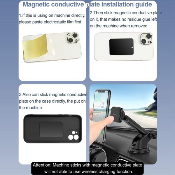 IMAK Telescopes Magnetisk sugekopp Mobiltelefonholder