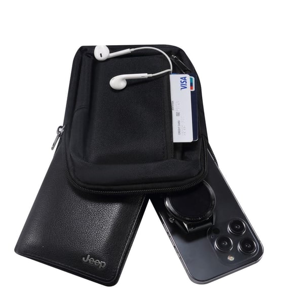 Bryst Skulderveske Vanntett nylon Skulderryggsekk Slyngkoffert