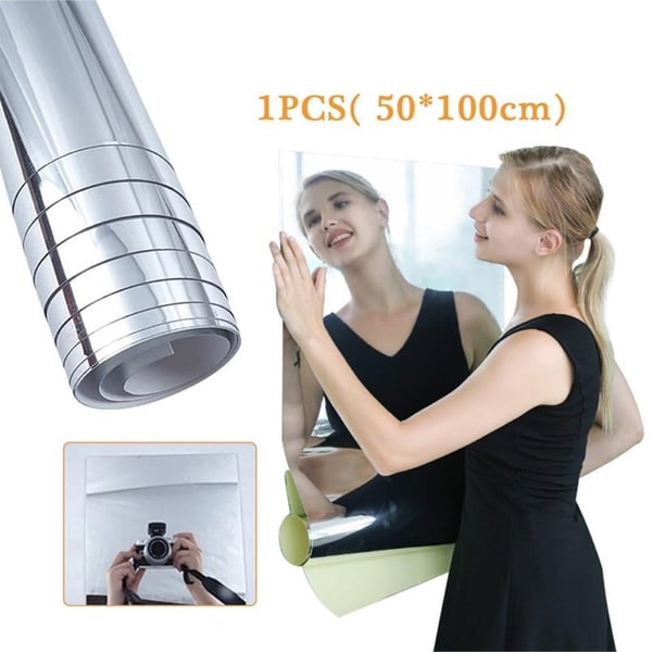 Peililevylaatat 50x100cm itseliimautuvat tarrat Seinäkoriste