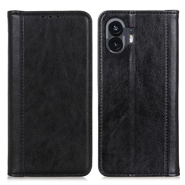 For Nothing - telefon (2) 5G tegnebogstativ telefoncover - sort