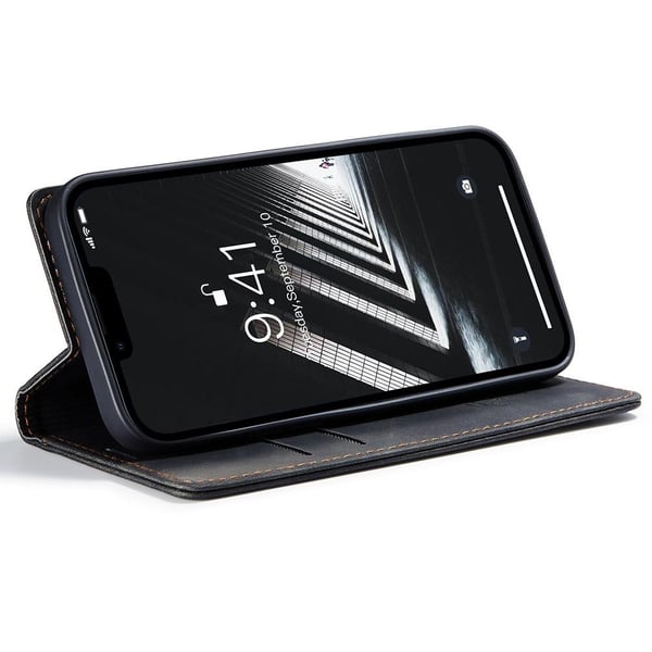 CASEME Lommebok - deksel iPhone 15 Plus - Svart