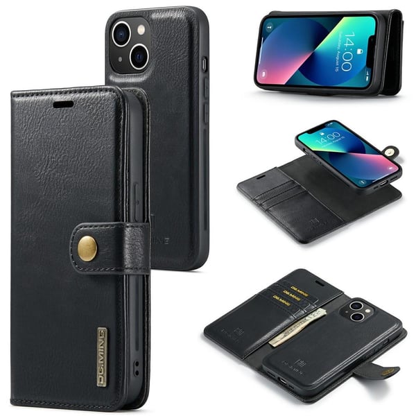 DG.MING 2 i 1 lommebok - deksel til iPhone 15