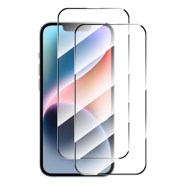 ENKAY HAT PRINCE Herdet Glass til iPhone 15 Glass Skjermbeskytter 2stk