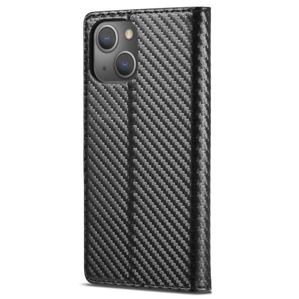 LC.IMEEKE Lompakkokotelo iPhone 15 Plus - Musta