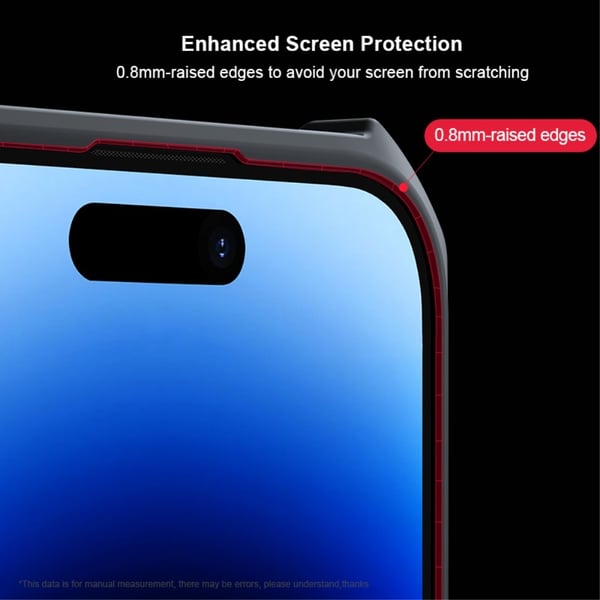 XUNDD TPU Hybrid Dekseldeksel til iPhone 15 Pro - Svart