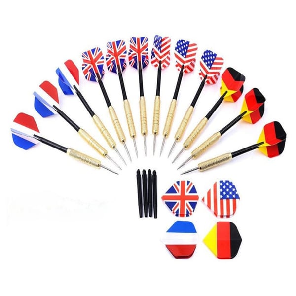 12 stk 18g piler Dart Dartkasting Dartkast Dartpiler i messing