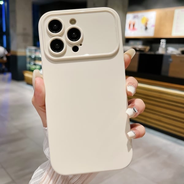 Slim - Fit TPU Telefondeksel til iPhone 15 Pro Max - Hvit