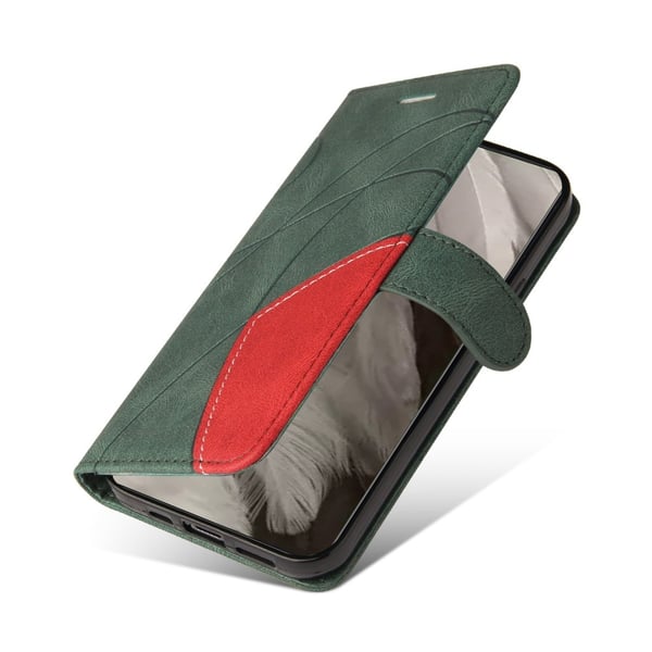 Til Google Pixel 8 KT - serie - 1 dobbeltfarve etui - Grøn