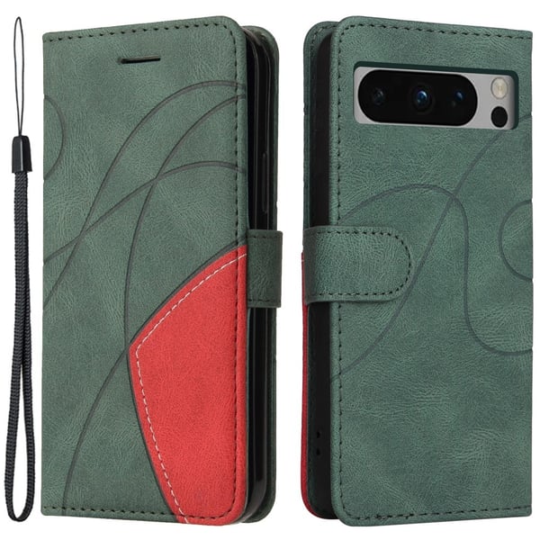 Til Google Pixel 8 Pro KT - serie - 1 dobbeltfarve etui - Grøn