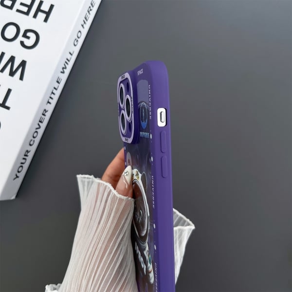 TPU telefon cover Cover til iPhone 15 Pro Cover Cat - Gul