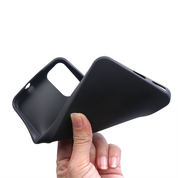 Slim - Fit TPU telefoncover til Nokia C32 - Sort