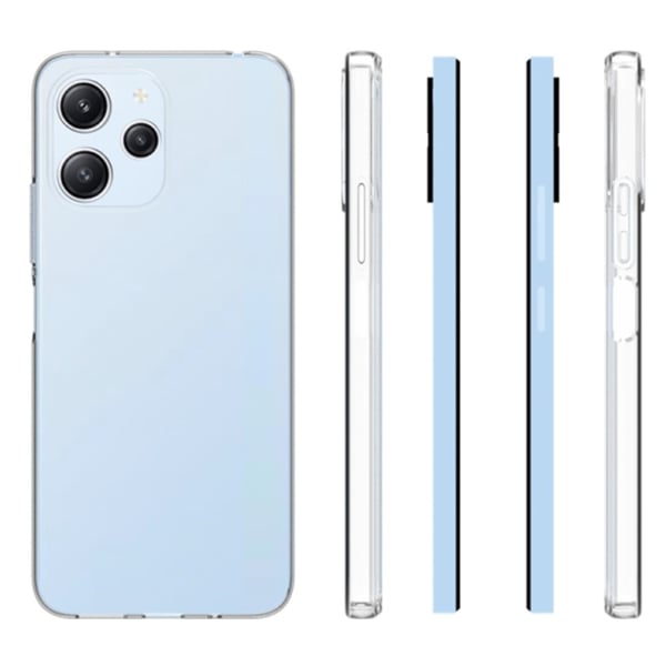 Til Xiaomi Redmi 12 Dekseldeksel TPU Gjennomsiktig