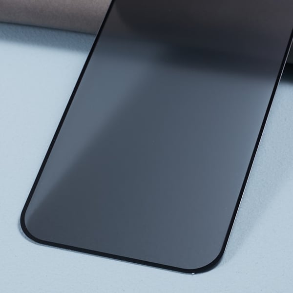 til iPhone 15 Plus herdet glass 180 - graders anti - spion personvern 2 stk