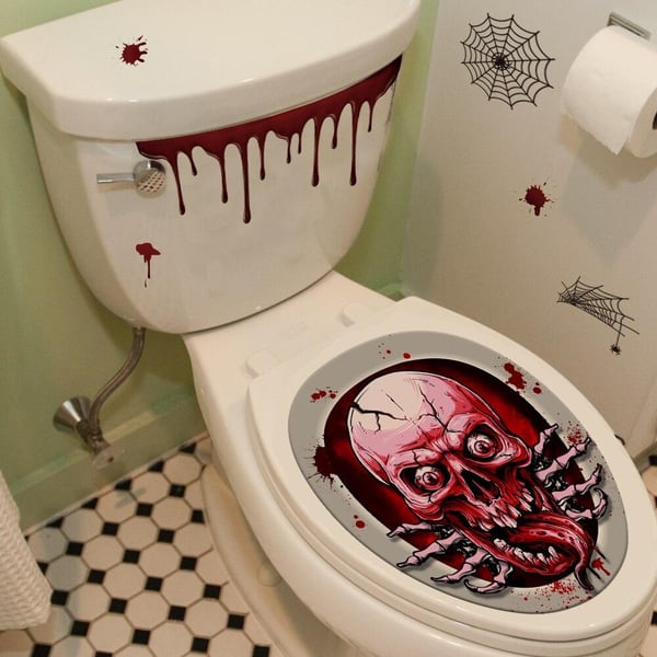 WC-koriste Pääkallolla - Halloween