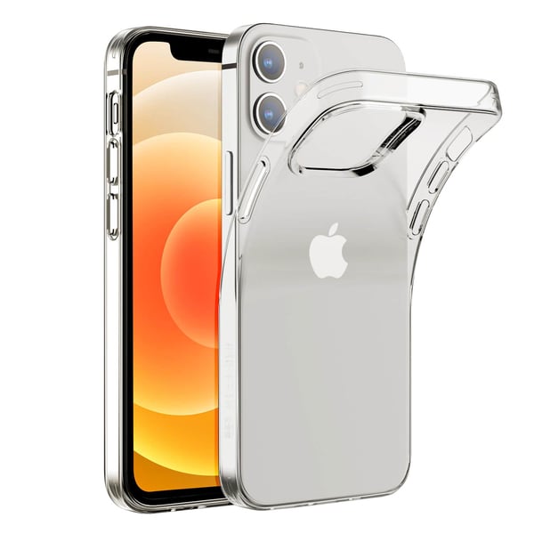 iPhone 12 Mini Mobildeksel -  Gjennomsiktig 5.4 tommer
