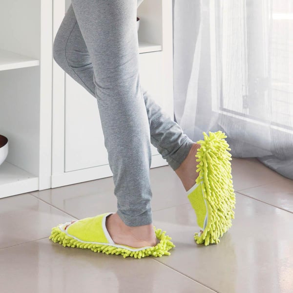 Mopptofflor för Vuxna - Gul