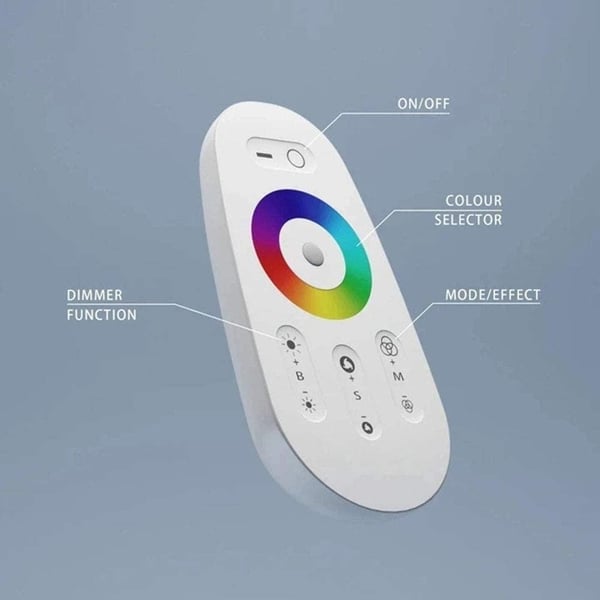 LED Gulvlampe RGB med Fjernkontroll