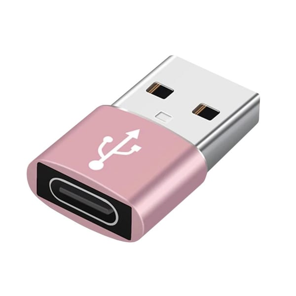 Trådløs USB-C til USB-A-adapter - Lyserød