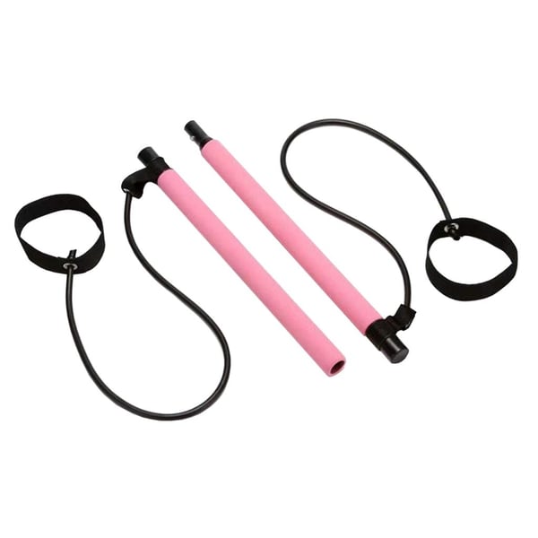 Treningsstang for Pilates - Rosa