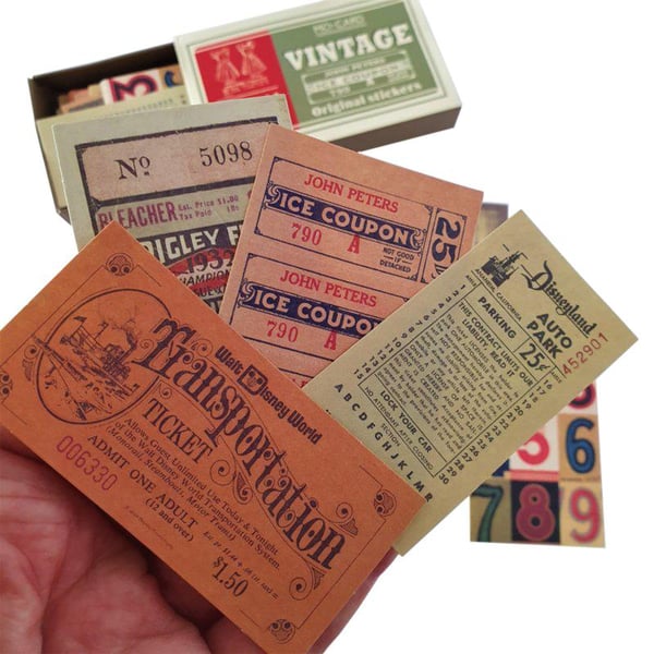 60x Tarrat Laatikossa, Vintage - Nro. 6