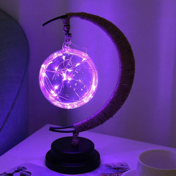 Bordlampe, Batteridrevet - Hengende Klode