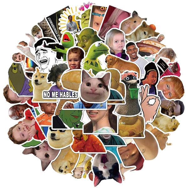 Pack med Klistermärken - Memes Pack med Klistermärken - Memes