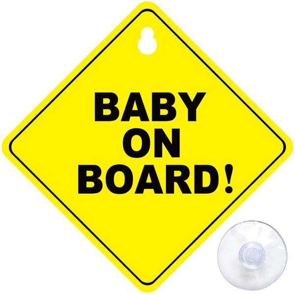 Baby om bord tegn