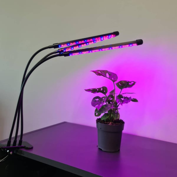 Justerbar dyrkingslampe - LED, timer