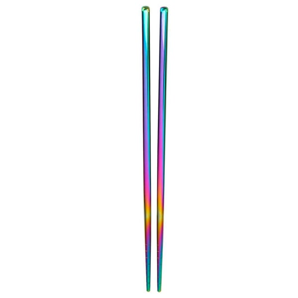 Ätpinnar / Chopsticks i Rostfritt Stål - Flerfärgade