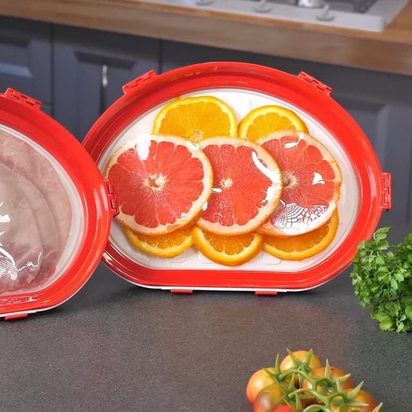 2x Matlådor med Plastfilm