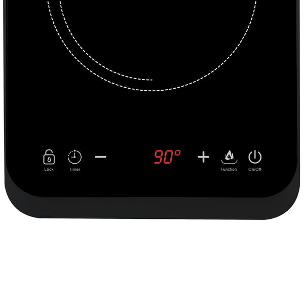Induktionsplatta, Svart - 2000 W