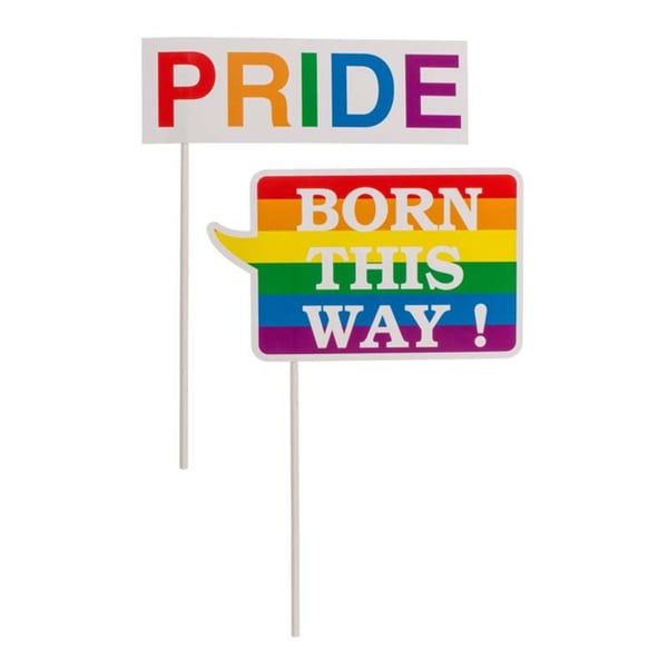 Sett med dekorasjoner, LGBTQ - 12 deler