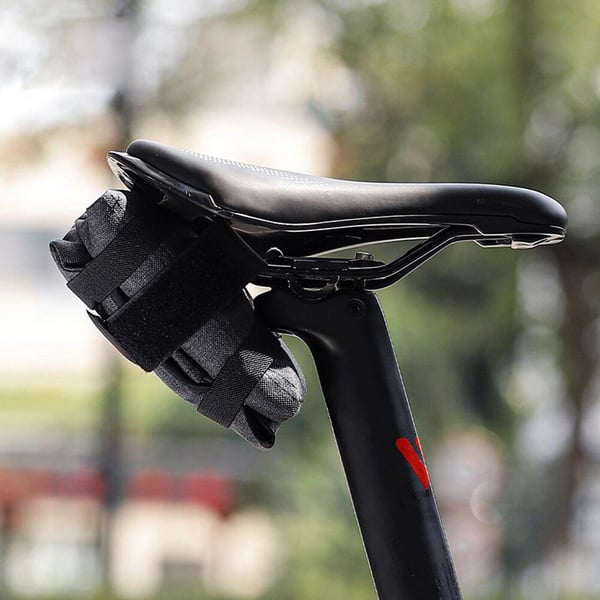 Hopvikbar Förvaringsväska för Cykelsadel - Grå