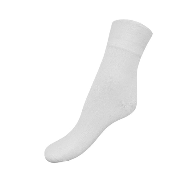 Strømper i bambus - hvid - 2 -pak - str. 37-40