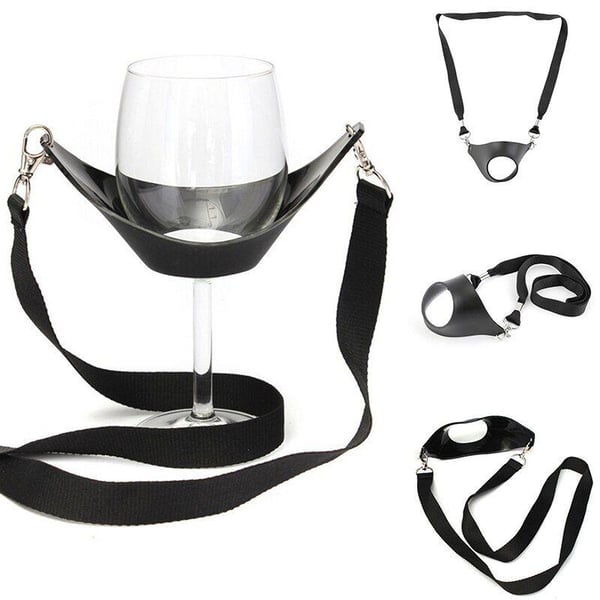 Smart vinglassholder med avtagbar tape
