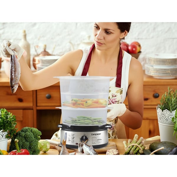 Dampkoger - 3 etager - 800 W