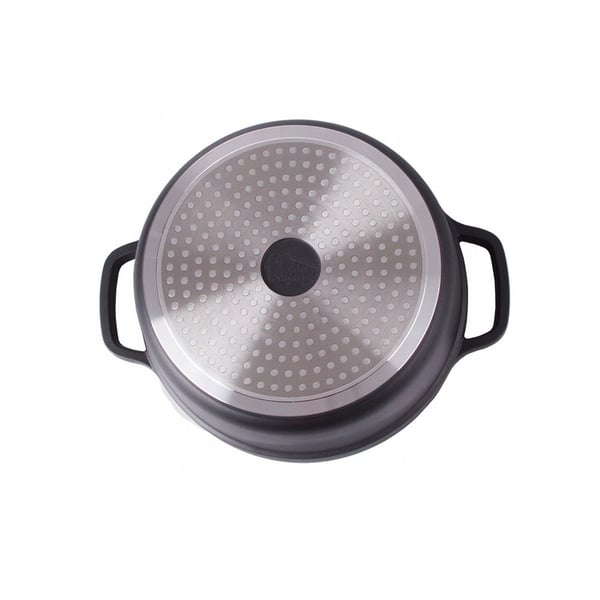 Stuvning med låg - aluminium - 4 l