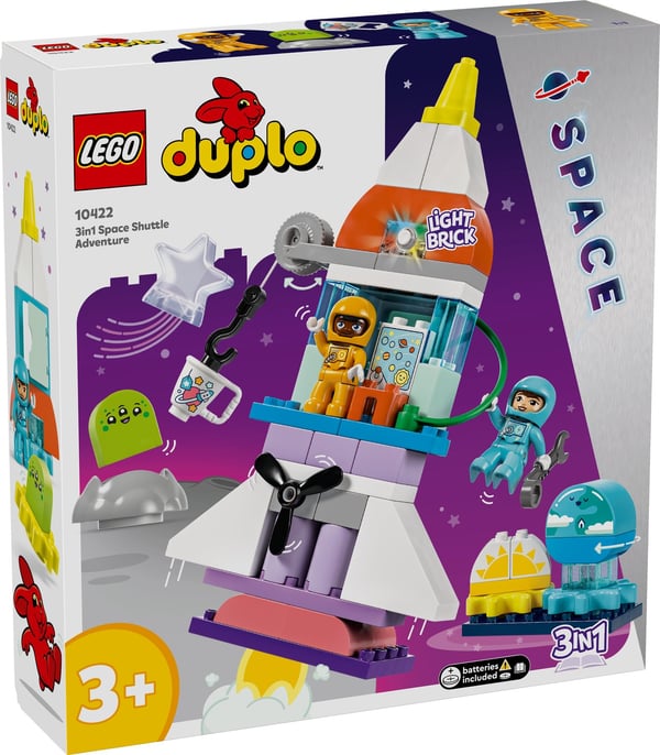 LEGO® DUPLO 3-i-1 Rumfærgeeventyr 10422