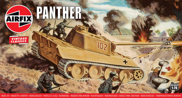 Airfix Panther 1:76 Mallinrakennussarja