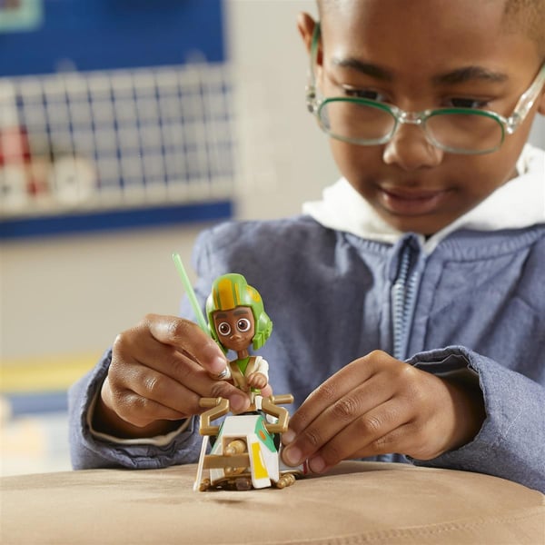 Star Wars Young Jedi figur og køretøj Kai Brightstar
