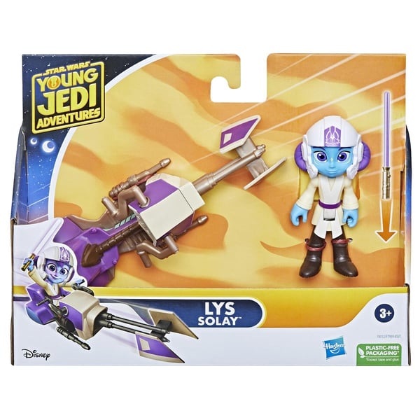 Star Wars Young Jedi -hahmo ja ajoneuvo Lys Solay