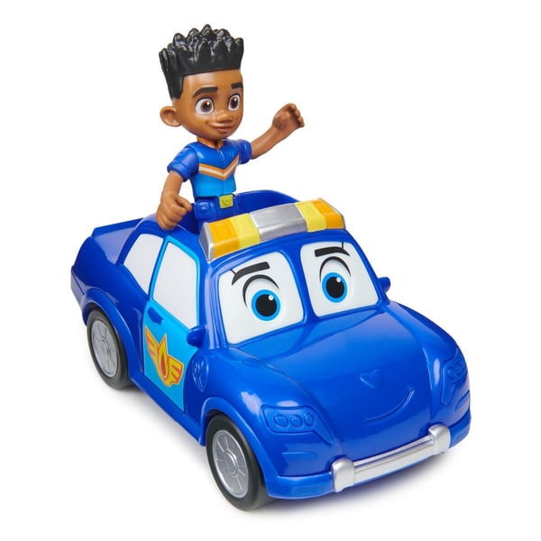 Firebuds Fordon med figur Jayden & Piston