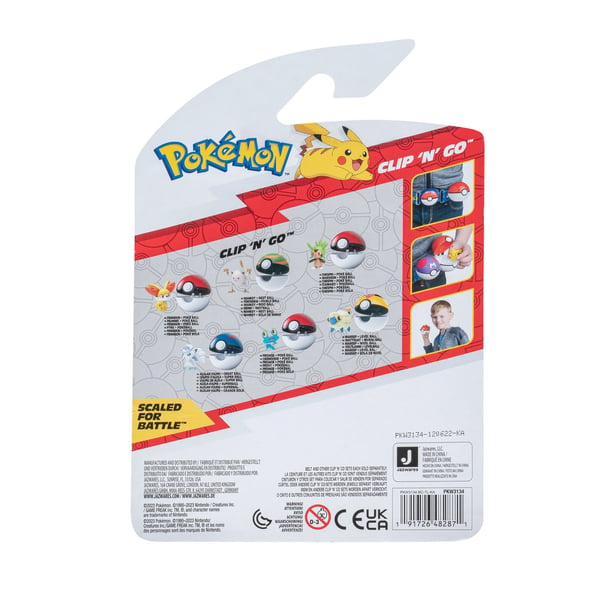 Pokemon Clip n Go Chespin + Poke Ball