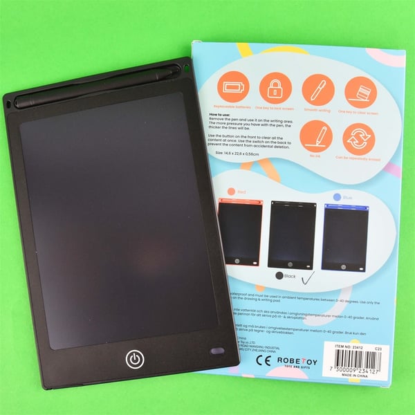 Ritplatta LCD 8,5” Blå
