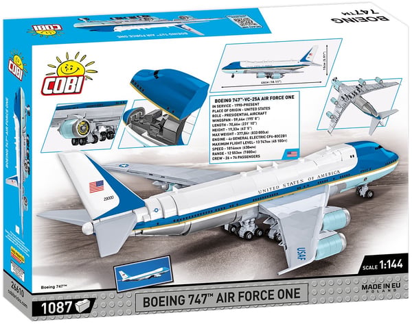 Cobi Boeing 747 Air Force one 1:144 26610